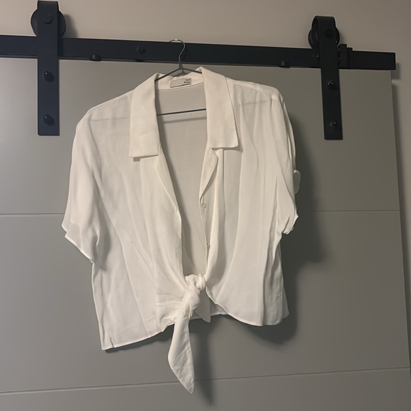 WilfredFree Silk Tieup Tshirt - Picture 1 of 7